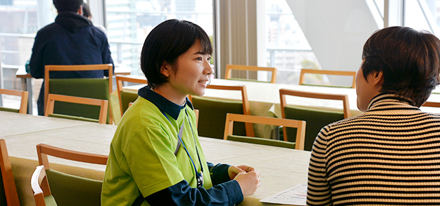 学生と話そう！コーナー