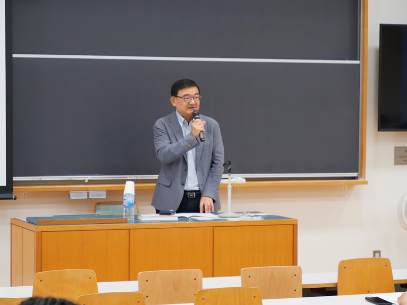 講演を行った小島 毅 東京大学教授