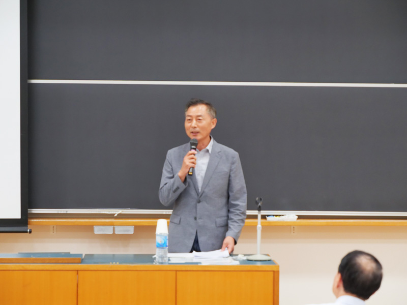 講演を行った崔在穆 韓国嶺南大学教授