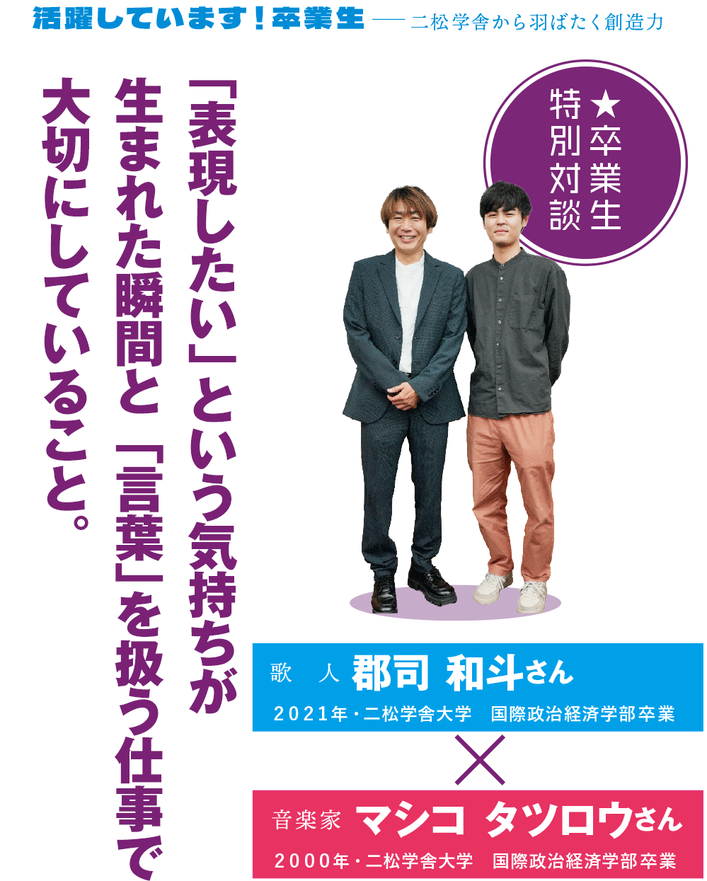 関谷健一朗さんインタビュー“「学びたい」と自分で決めたことだから大変だとは思わなかった。”
