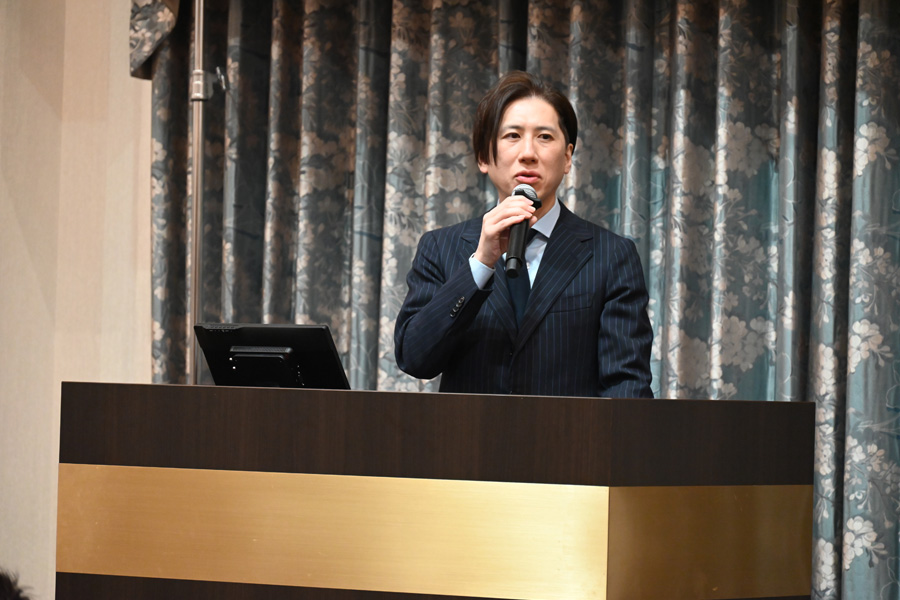 小久保欣哉教授の開会挨拶