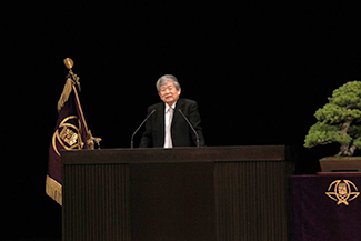 水戸英則理事長　祝辞